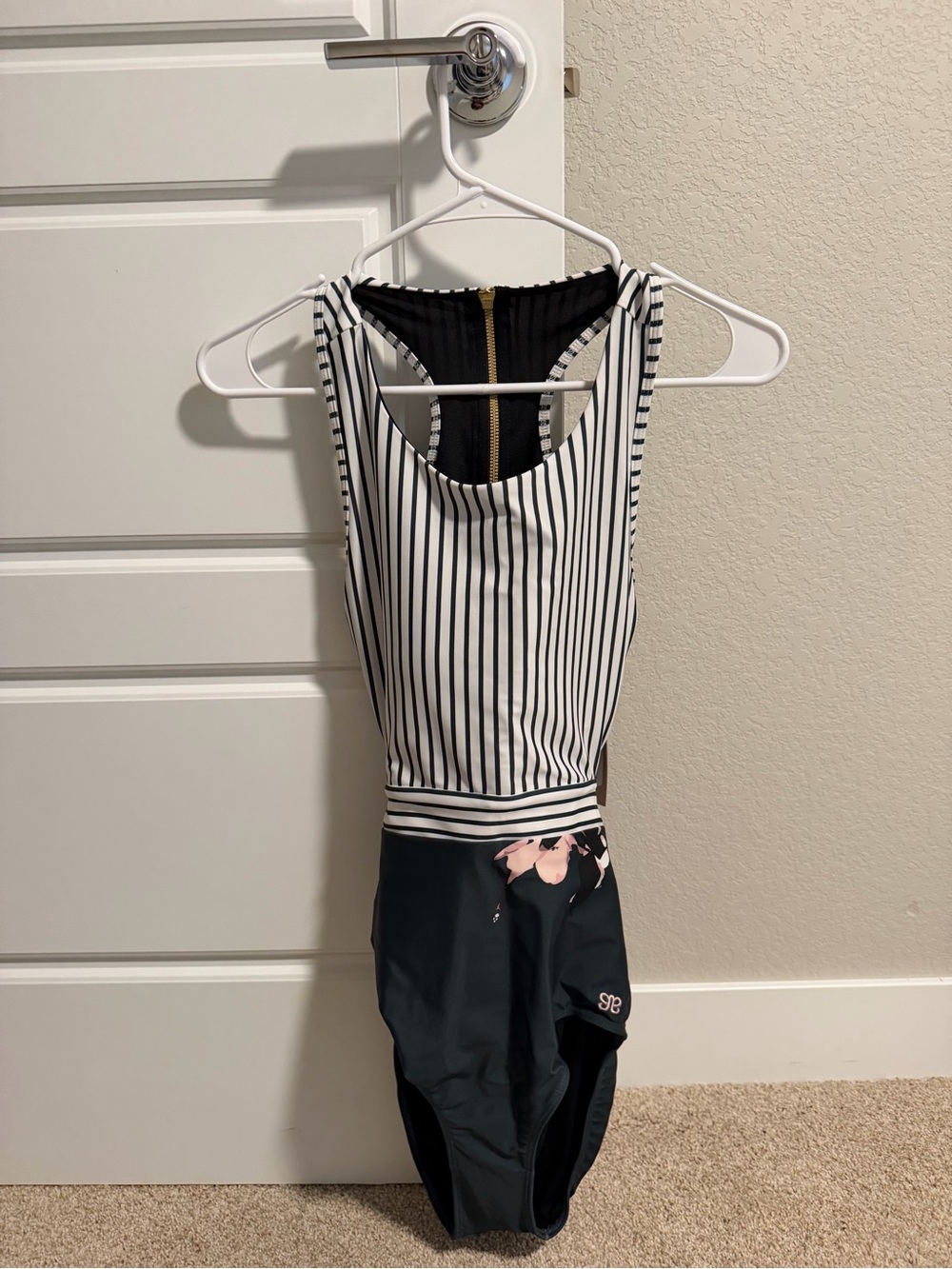 NWT Albion Fit Bon Voyage One Piece Swimsuit
